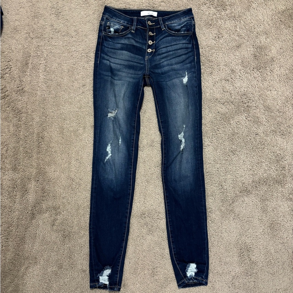 KanCan Dark Blue Denim Jeans